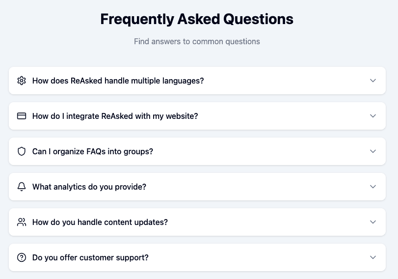 FAQ Management Dashboard